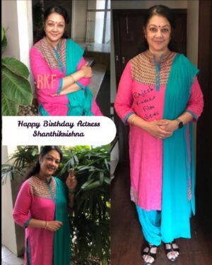 Shanthi Krishna Instagram - Thank you Filmviews and Rajeshkumar for this wonderful birthday gift🙏🥰

#happybirthday #januarybirthday #birthday