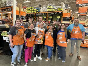 Sharice Davids Instagram - I can’t represent #KS03 from behind a desk in DC. That's why I always enjoy putting on a uniform and learning from hardworking folks in our community. From assisting customers with their DIY projects to learning the ins and outs of home improvement, it was a day well spent with The Home Depot in Overland Park!