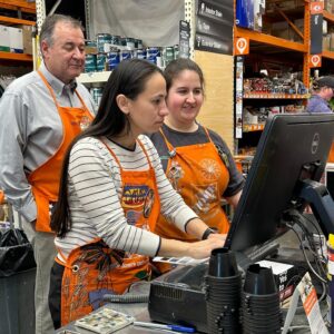 Sharice Davids Instagram - I can’t represent #KS03 from behind a desk in DC. That's why I always enjoy putting on a uniform and learning from hardworking folks in our community. From assisting customers with their DIY projects to learning the ins and outs of home improvement, it was a day well spent with The Home Depot in Overland Park!