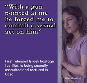 Sharon Bialy Instagram - The @nytimes published the first testimony of a former hostage on being assaulted and tortured in Hamas captivity in Hamas. Her courage surviving this and speaking out is so courageous . Please sign this pledge.  https://www.jwi.org/amit-soussana-nyt