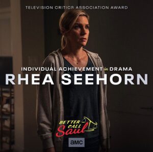 Sharon Bialy Instagram - Congrats on yesterday’s #tca win for #bestdramaticactress @bettercallsaulamc @amc_tv @rheaseehorn . So deserved and you are also funny as hell. At least the critics got it right!