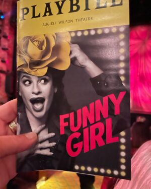 Sharon Bialy Instagram - Day 3 play 3 @funnygirlbwy @leamichele @tovahfeld @grimeystepz @raminkarimloo @playbill @broadwaycom - such excitement in the house and I’m so excited to see my friend #tovahfeldshuh @thewalkingdead family stays together!!!
