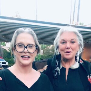 Sharon Gless Instagram - Having the McCarthy Salad (my grandfather) at the Polo Lounge in Beverly Hills with my pal, Tyne Daly.
#cagneyandlacey