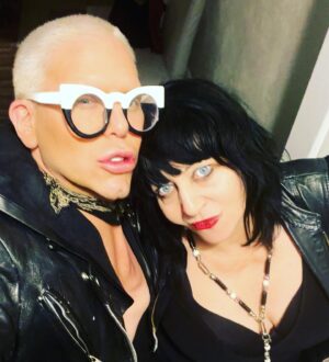 Sharon Needles Instagram - What a thrill kill to rage with life long idol @lydia.lunch.official .. she has the mouth of a machine gun.. we talked over each other until the wee hours in a way only 2 snow birds can.. 2 pees in shitter.