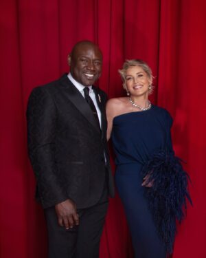 Sharon Stone Instagram - Lucky me. I met THE ATTORNEY Ben Crump‼️
