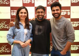 Sharwanand Instagram - It was a very moving #OkeOkaJeevitham movie screening experience for me 😊

The words from each and every person after the film touched me 🙏🏼

In theatres from Sep 9th 🥰