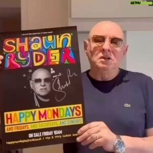 Shaun Ryder Instagram - 💥💥💥 Tickets for 2024 & 2025 Q&A dates on sale NOW!!! 🎙️
.
Shaun Ryder - thrills, spills, and the best rock’n’roll stories of the past 30 years.
.
Tickets:
.
https://www.awaywithmedia.com/tours/shaun-ryder 
.
Hit the tours button and click on your local venue 👍🏻
.
#ShaunRyder #SWR #HappyMondays #BlackGrape #QandA #Tour @awaywithmedia