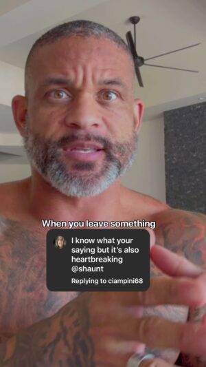 Shaun T Instagram - We sometimes forget that the best things in life often times come from making the hardest decisions!
#mentalheath #change #peace