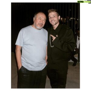 Shawn Pyfrom Instagram - Yeah-Weiwei! I was geeking out, while taking this photo with @aiww. Such an honor to be standing beside this man. Thanks to the @marcianoartfoundation for inviting me. 
_________________________

#aiweiwei ##marcianoartfoundation #marcianoart ##marcianofoundation #art #chineseartist #edgyart #fanphoto #aiweiweisunflowerseeds #aiweiweibrokenteaspouts #artinstallation #artshow #artshowopening #artist #famousartist #leica #leicac #leicaphotography #leicaphoto #leicacamera #leicacraft #leicaart #leicaphotographer