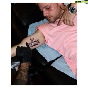 Shawn Pyfrom Instagram - It’s difficult to explain what this image means to me, and why I chose to get it tattooed last night. But to give an idea... it represents a transition for me - from darkness to light. 
The piece,itself [entitled: “Koons Me”], speaks to what has been imposed upon something that is/was pure. It’s a protest against force. It is made by my friend @ezkstreetart - the subject of the documentary I’ve been filming here in Paris. But EZK is, now, also my brother in “shiny darkness”. It was skillfully and thoughtfully tattooed upon me last night by @jeremync_touslesjours at his studio @touslesjours_paris. 
Thanks to both of these beautiful humans for making something so meaningful a part of me for life. 
_______________________

#paris #parisstreetart #streetart #urbanart #jeffkoons #keithharing #ezk #ezkstrreetart #koonsme #tattoo #tattooed #tattoostudio #tattooparis #lightness #darkness #transition #inspiration #protest #hipstercamera #jeremytouslesjours #touslesjourstattoo