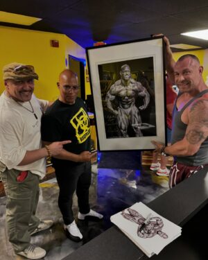 Shawn Ray Instagram - @fitnationgym 
Look Ma, I made it! 🥰💪🏽☣️💪🏽
#WallOfFame 
@mutantnation