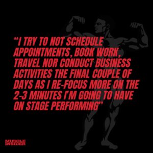 Shawn Ray Instagram - Navigating peak week successfully💥

Hours of preparation go into 2-3 minutes on stage.

Read this column by Shawn Ray, a titan in the bodybuilding industry on our website at MuscleInsider.com