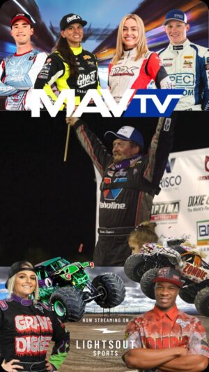 Shawne Merriman Instagram - FEEL THE THUNDER! It’s off to the races on @mavtv with speed demons like @bshepp_b5! Check it out and follow @lightsoutsportstv for more racing and sports madness! 

#mavtv #racing #lucasoil #nascar