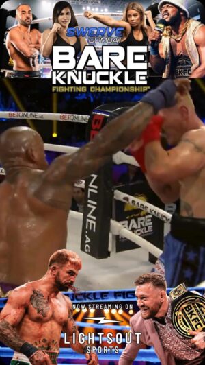 Shawne Merriman Instagram - LET OUT THE BEAST! The best bare knuckle fighters from @hectorlombard to @thejuggernauthunt are at your fingertips with @bareknucklefc streaming on @lightsoutsportstv! 👊⚡️ Who’s your champ? 

#bkfc #bareknuckle #bareknuckleboxing #combat #ufc #mma #combatsports #combat #fights