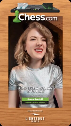 Shawne Merriman Instagram - @lularobs, @annarudolf_chess, @naycir and other amazing chess players talk about what it’s like to play their game their way. For all the chess enthusiasts, @wwwchesscom is streaming on Lights Out Sports. ♟️
Hit the link in our bio to download. 🫵

#chess #chessmaster #chessmoves #playlikeagirl #chessgame #chessboard