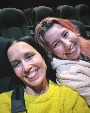 Shawnee Smith Instagram - Took my daughter to see “Scarface” tonight … “so, say goodnight to the bad guy! …” she quotes. Yeah. I knew it would bear fruit.