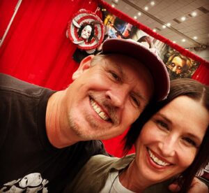 Shawnee Smith Instagram - and finally met this nut in person😍‼️@joshstolberg had to get his own autograph table😆