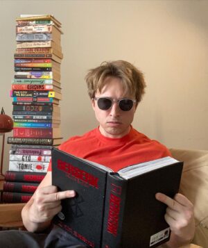 Shayne Topp Instagram - doing some reading