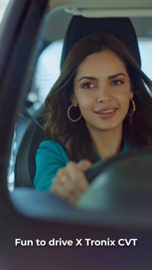 Shazahn Padamsee Instagram - Cruising along in the big bold beautiful Nissan Magnite @nissan_india ✨

Love the exhilaration of driving with the Premium Turbo X-Tronic CVT. Its sleek design always keeps me in the spotlight! 

#PaidPartnership #Nissan #BigBoldBeautiful