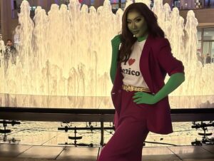 Sheena Sakai Instagram - Somewhere in the multiverse, this reality exists 💚#shehulk #drstrange #babygroot