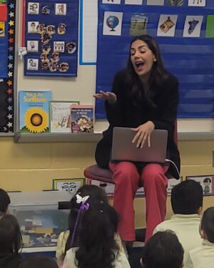 Sheetal Sheth Instagram - The good stuff. ✨❤️

Rounded out my DC trip with a visit to Rosa Parks Elementary School through @aobfound. These engaged littles not only had great questions, they made some great connections. 

Especially one kindergarten girl who shared that her classmate didn’t think she (or girls!) could have a Spiderman pencil.

I’m glad we squashed that nonsense early and reminded all the kids that there are no such things as ‘boy things’ or ‘girl things.’ 💪🏽

If your school or community would like me to visit, feel free to DM. I am booking for 2024-2025 school year and have two new books coming out soon! ❤️📚

#childrensbooks #bravoanjali #alwaysanjali #kidlit #neverdimyourlight #author #authorsofinstagram #teachers
