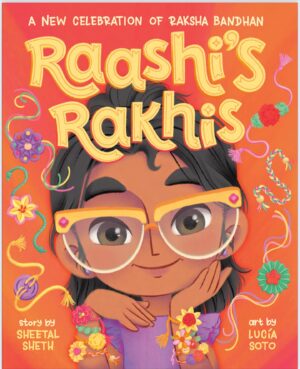 Sheetal Sheth Instagram - Here we go! 👋🏽

RAASHI’S RAKHIS will be out next month and I am delighted to introduce y’all to clever Raashi ✨

From Publisher’s Weekly:
“A resourceful protagonist expands a gendered ritual... Raksha Bandhan, a festival about honoring families, is a favorite of bespectacled Raashi. But when her younger brother Tejas insists Raashi adhere to the holiday’s gendered guidelines, she questions Mama’s explanation: that traditionally, sisters tied rakhis—bracelets symbolizing protection—on to their brothers, because it once wasn’t thought that girls should do as much as boys. Raashi, whose big dreams include piloting planes, coaching a baseball team, and being president, wonders “if the idea was to protect the people you loved, why didn’t the girls get rakhis, too?” Traditionalists may balk at Sheth’s reinterpretation of a beloved Hindu ritual, but the direct narrative provides opportunity for a more inclusive celebration.”

Traditionalist?! I’d think we’d all be for updating these dated customs to connect with our values. 

What say you? 

And have you pre-ordered yet? These little things are actually big things in book world. Available anywhere books are sold! 🙏🏽📚(links on sheetalsheth.com/books)

#kidlit #childrenillustration #childrensbooks #summer #rakshabandhan #represent #cultural #desi #global #festival #inclusive #family #parenting
