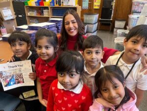 Sheetal Sheth Instagram - It is not lost on me how fragile our systems are. Recently, a school in Florida sent out permission slips to the parents for a visiting black author. PERMISSION SLIPS. 

You know how we counter this utter garbage and nonsense? Say something. Get involved in your schools and communities. 

Bring authors to your schools. Buy their books. REPEAT.

We are stronger and bigger than the loud few.

Ever so grateful for so many of you who continue to reach out and invite me into your worlds. 

#childrensbooks #kidlit #schoolvisit #authorlife #bookssavelives #anjaliseries #alwaysanjali #bravoanjali #makinghappy