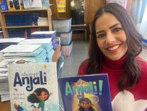 Sheetal Sheth Instagram - It is not lost on me how fragile our systems are. Recently, a school in Florida sent out permission slips to the parents for a visiting black author. PERMISSION SLIPS. 

You know how we counter this utter garbage and nonsense? Say something. Get involved in your schools and communities. 

Bring authors to your schools. Buy their books. REPEAT.

We are stronger and bigger than the loud few.

Ever so grateful for so many of you who continue to reach out and invite me into your worlds. 

#childrensbooks #kidlit #schoolvisit #authorlife #bookssavelives #anjaliseries #alwaysanjali #bravoanjali #makinghappy