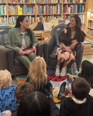 Sheetal Sheth Instagram - A year ago today, the Always Anjali anniversary edition was published by @randomhousekids . 3 months ago, the new edition of Bravo Anjali came out.

Both ended up on the USA Today’s Best Seller’s List and the books not only continue to be a mainstay in homes but continue to find new audiences. So grateful for all the love and messages over the years. Makes me so happy that Anjali has become a ‘must gift’ to new parents and humbled that more and more schools use the books as part of their curriculum. 🙏🏽

Thrilled to have done another event with the phenomenal Meena Harris (@meena ) this past weekend to celebrate the power in all of us. Thank you all for coming out! ✨📚

ps. Anjali #3 is all set to come out next year! Can’t wait to share more.  Stay tuned. 👊🏽

#kidlit #childrensbooks #womensupportingwomen #bookstagram #author #neverdimyourlight #alwaysanjali #bravoanjali #aforambitious #anjaliseries #education #parenting