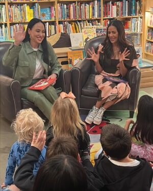 Sheetal Sheth Instagram - A year ago today, the Always Anjali anniversary edition was published by @randomhousekids . 3 months ago, the new edition of Bravo Anjali came out.

Both ended up on the USA Today’s Best Seller’s List and the books not only continue to be a mainstay in homes but continue to find new audiences. So grateful for all the love and messages over the years. Makes me so happy that Anjali has become a ‘must gift’ to new parents and humbled that more and more schools use the books as part of their curriculum. 🙏🏽

Thrilled to have done another event with the phenomenal Meena Harris (@meena ) this past weekend to celebrate the power in all of us. Thank you all for coming out! ✨📚

ps. Anjali #3 is all set to come out next year! Can’t wait to share more.  Stay tuned. 👊🏽

#kidlit #childrensbooks #womensupportingwomen #bookstagram #author #neverdimyourlight #alwaysanjali #bravoanjali #aforambitious #anjaliseries #education #parenting