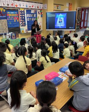 Sheetal Sheth Instagram - The good stuff. ✨❤️

Rounded out my DC trip with a visit to Rosa Parks Elementary School through @aobfound. These engaged littles not only had great questions, they made some great connections. 

Especially one kindergarten girl who shared that her classmate didn’t think she (or girls!) could have a Spiderman pencil.

I’m glad we squashed that nonsense early and reminded all the kids that there are no such things as ‘boy things’ or ‘girl things.’ 💪🏽

If your school or community would like me to visit, feel free to DM. I am booking for 2024-2025 school year and have two new books coming out soon! ❤️📚

#childrensbooks #bravoanjali #alwaysanjali #kidlit #neverdimyourlight #author #authorsofinstagram #teachers