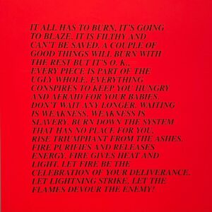 Sheila Vand Instagram - I recently saw this piece by the great artist Jenny Holzer at @sfmoma and it resonated deeply in these trying times ❤️‍🔥

These are select images from a larger work.

@jennyholzerstudio