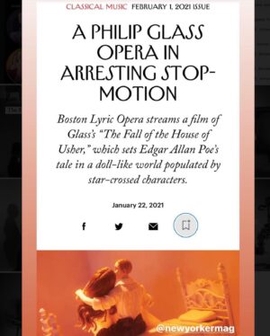 Sheila Vand Instagram - I got to make a fun Hitchcockian appearance in my brilliant friend @jamesdarrah_ ‘s new production/timely reimagining of @philipglassmusic ‘s “The Fall of the House of Usher” for @bostonlyricopera 🖤out now!