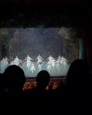 Shelley Conn Instagram - Wonderful night at the ballet with @charithra17. CC and I arrived in virtually identical outfits !unplanned! so I kept my coat on. Thank you to @englishnationalballet. Spectacular
#giselle ✨🩰