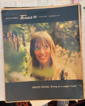 Shelley Duvall Instagram - A year ago today I was invited to meet Shelley’s ex-husband, Bernard Sampson, (m. 1970-1977) in Houston and he had quite the collection of photos & letters from Shelley’s early career I’ve never seen before. It was heaven. 💗 There’s so many finds from this meeting that I haven’t posted yet! 

Cover photo: Shelley and Bernard photographed at their home for the Texas Sunday Magazine, September 1971. He still has the tapestry that’s behind them – see the last photo.

#shelleyduvall #texastwiggy #actress #celeb #vintage #photoshoot #archive #moviestar #houston #texasgirl #fanpage #wendytorrance #oliveoyl #cinema #1970s #houstonchronicle #throwback #nostalgia #archives