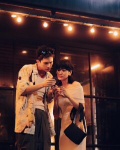 Shih Chih Tian Instagram - 關於川燙鮭魚，其實也是小酌怡情
@yclin90 @jingandyen.official @anthonyfilmproduction @stevenchiang7882 
#小菁與言言