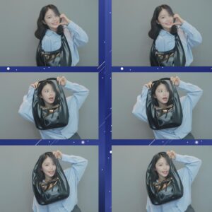 Shin Ga-eun Instagram - 천고ㅁΓ비의 フㅖ절은.. 
날 ㈎슴 뛰ﾌㅔ ㅁŁ든⊂ト.. 
㉥ㅣㅁr이무드 숄더백도 ュ렇다…🖤