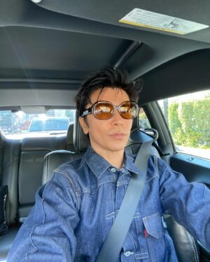 Shinji Takeda Instagram - 2023年 秋  車移動中に📸 #武田真治