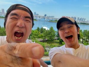 Shinji Takeda Instagram - 2024.7.15.『#めちゃイケ』の旧友#江頭 2:50さんとYouTubeコラボさせて頂きました🎊 #エガちゃんねる のほうではドライブトークで、人気企画「一言物申す」の裏側や「新メンバーオーディション」への思いなどを語り合いました⚡️
僕のチャンネルでは、江頭さんが最近始めたサックスを一緒に練習🎷　江頭さんをイメージした曲も発表しています♪
めちゃイケ終わって以来6年ぶりの再会で、お話するのはほぼ初めて（笑）でしたが、温かな時間を過ごすことができました♨️
プロフィールのハイライトからリンクに飛べます✈️ 是非ご覧下さい٩(^‿^)۶ #武田真治