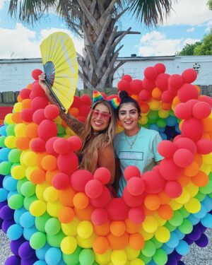 Shiva Pishdad Instagram - Happy pride!! 🌈🌈 
.
.
.
.
.
#tampapride #pridemonth #pride2021 #lgbtq #girlswholikegirls