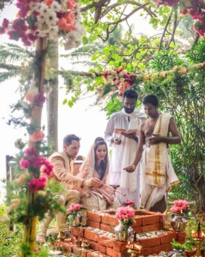 Shivani Ghai Instagram - I’d love to say our wedding day was the best day of my life, but what our pictures don’t show is that ours was a full on comedy of errors. (A story for another time). However on that beautiful mess of a day, I made the best decision of my life. 
5 years later I still think I hit the jackpot. ♥️
Happy anniversary @tykeogh 
#weddingtruths