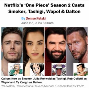 Shivani Ghai Instagram - @tykeogh is joining the 2nd season of @onepiecenetflix and I’m having such a supremely proud wife moment. He’s just joining one of Netflix’s biggest shows. #nobigdeal 🔥