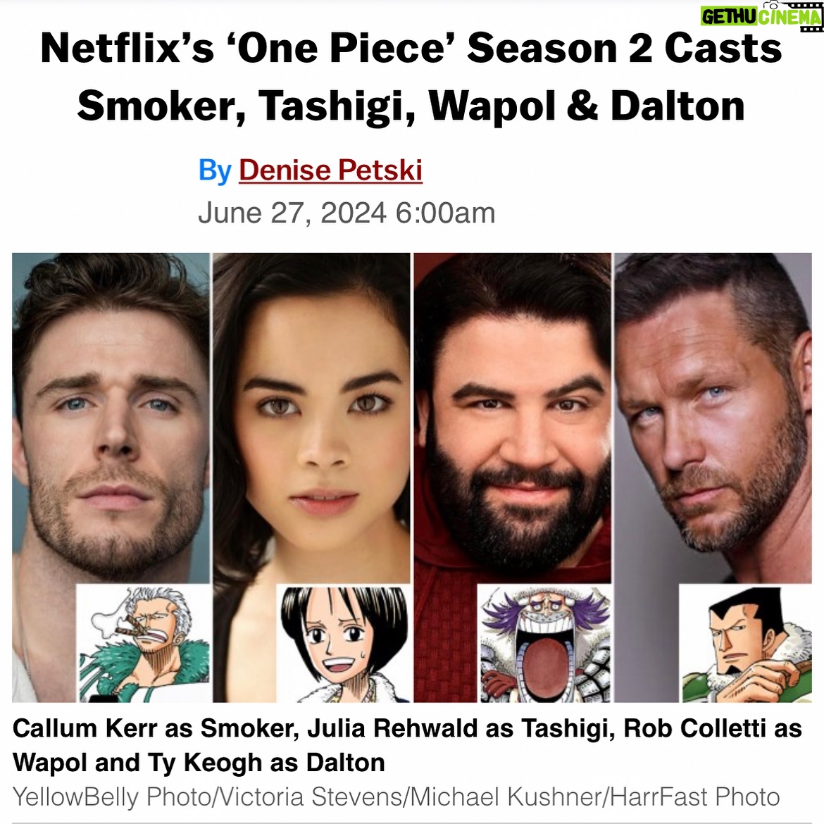 Shivani Ghai - 1.6K Likes - @tykeogh is joining the 2nd season of @onepiecenetflix and I’m having such a supremely proud wife moment. He’s just joining one of Netflix’s biggest shows. #nobigdeal 🔥
