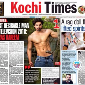 Shiyas Kareem Instagram - Kerala’s Most Desirable Man on Television for the year 2018🥇🕴🏼 Of course it’s my people who made me reach this position from these big list and I’m so driven.🥰 Thank you Kochi Times 📰 
Love you all abundantly!🤗