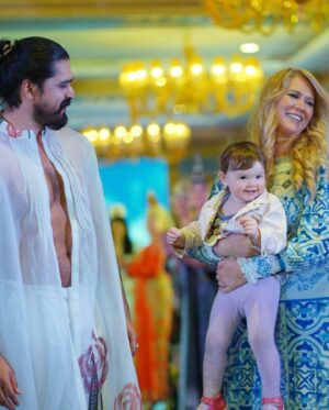 Shiyas Kareem Instagram - Walking for Delhi fashion week 🤩 Show stopper for russian designer 
@elvira_basko
.
.
______________________________________
#throwback #delhi #fashionweek #designer #longhair #outfit #ramp
