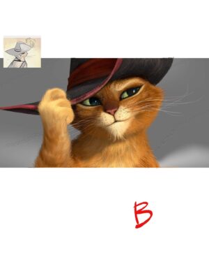 Shiyoon Kim Instagram - Some super subtle design changes from the older Puss to the one in #pussinbootsthelastwish - it was a privilege to get the chance to work on this beloved character and find ways to update him without losing his design iconography*