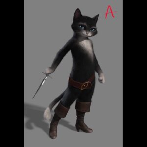 Shiyoon Kim Instagram - Kitty Softpaws!!! Another interesting design challenge- hopefully we found solutions that felt like her character yet still some places to play around with!