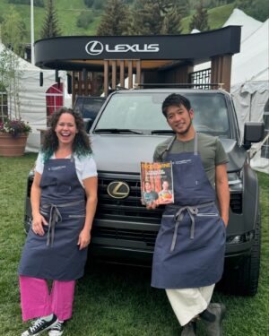 Shota Nakajima Instagram - @foodandwine has been such a beautiful weekend being. This year I had the same scheudle as @stephanieizard on a demo, tasting, charity basketball game, panel and many hellos! 

Years ago I remember I asked her what her schedule is like and I had a few things on the docket but not as much and remembering saying to myself “someday I’m ganna get up there!” 

Thanks for always being a great mentor/friend since iron chef gauntlet 7years ago

Aspen is always a beautiful time catching up with old friends and making new ones and thank you to all the fans that show the biggest support!

#aspenfoodandwine #lexus #lexuspartner #lexusculinary