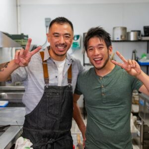 Shota Nakajima Instagram - First time hosting and excited to be joining Noah Cappe and Tiffani Faison tonight on Best Bite in Town! We’ve been challenged by Guy Fieri to find the best bite in Newport, Rhode Island. Join us as we taste everything from chowder and noodles to burgers and biscuits on the hunt for the most amazing dish. We’re joined by judges @chefcapon @50pies50states and @chefkarenakunowicz

Check it out tonight at 9pm on Food Network or stream on Max!

#BestBiteInTown @foodnetwork @StreamOnMax