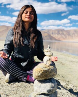 Shubhangi Tambale Instagram - One of my most favourite destinations to go 🗻
LEH - LADHAKH 

This was first flight of my life, for the first film I was doing 
#boyz2marathifilm 
Pangong lake, night sky full of stars, chilled breeze and peaceful waves 🌊 

Also I was getting paid to experience all of this 🤩😛
I manifested few things in Leh in 2018 which is my reality now 😍(you can see wishing rocks stacks in one of the pictures) here I was just 19 yrs old, young,naive - I had no idea what life has planned for me ♥️
But now when I look back, I feel proud of my achievements, my experiences, my decisions!
 I love who I am today 🙃🌈⚡️🍃🥀

#lehladakh #lehladakhdiaries #leh #ladakh #pangonglake #beautifuldestinations #favourite #peace #mustgo